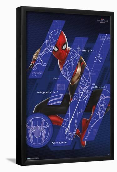 Marvel Spider-Man: No Way Home - Bars-Trends International-Framed Poster