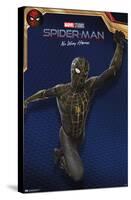 Marvel Spider-Man: No Way Home - Black Costume-Trends International-Stretched Canvas