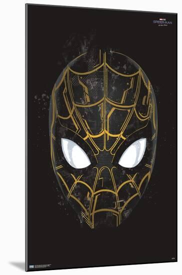 Marvel Spider-Man: No Way Home - Black Mask-Trends International-Mounted Poster