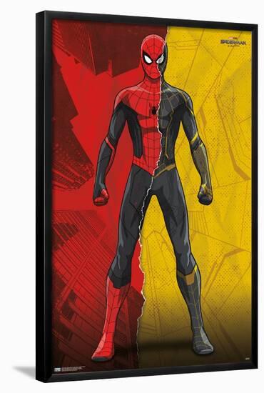 Marvel Spider-Man: No Way Home - Costume Blend-Trends International-Framed Poster