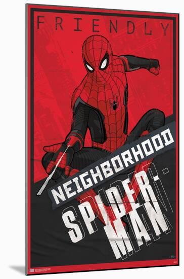 Marvel Spider-Man: No Way Home - Friendly-Trends International-Mounted Poster