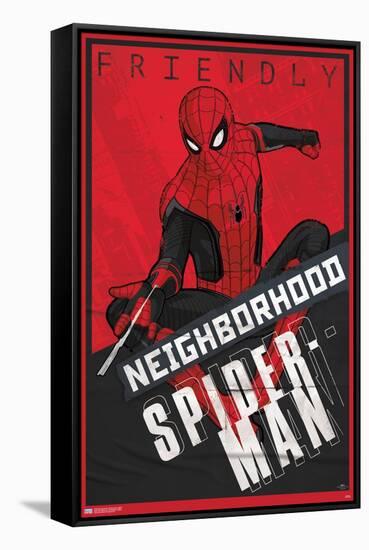 Marvel Spider-Man: No Way Home - Friendly-Trends International-Framed Stretched Canvas