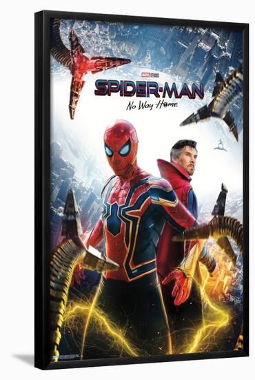 Marvel Spider-Man: No Way Home - Key Art-Trends International-Framed Poster