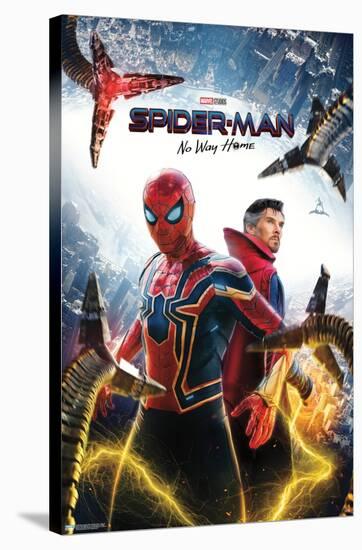 Marvel Spider-Man: No Way Home - Key Art-Trends International-Stretched Canvas