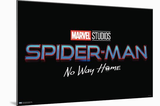 Marvel Spider-Man: No Way Home - Logo-Trends International-Mounted Poster