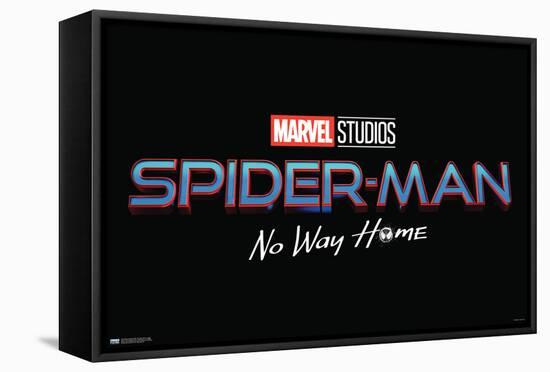 Marvel Spider-Man: No Way Home - Logo-Trends International-Framed Stretched Canvas