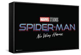 Marvel Spider-Man: No Way Home - Logo-Trends International-Framed Stretched Canvas