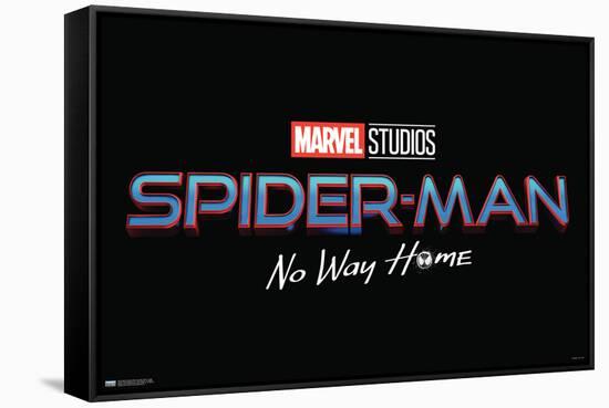 Marvel Spider-Man: No Way Home - Logo-Trends International-Framed Stretched Canvas