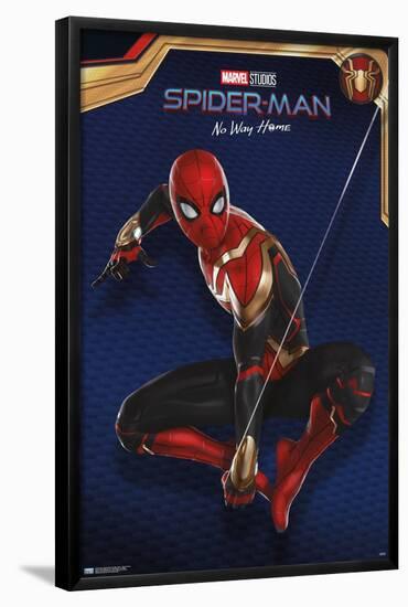 Marvel Spider-Man: No Way Home - Red Costume-Trends International-Framed Poster