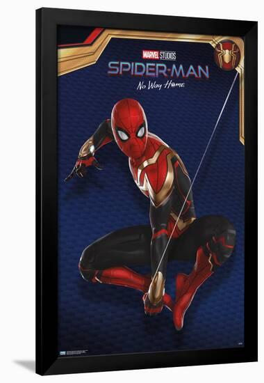 Marvel Spider-Man: No Way Home - Red Costume-Trends International-Framed Poster