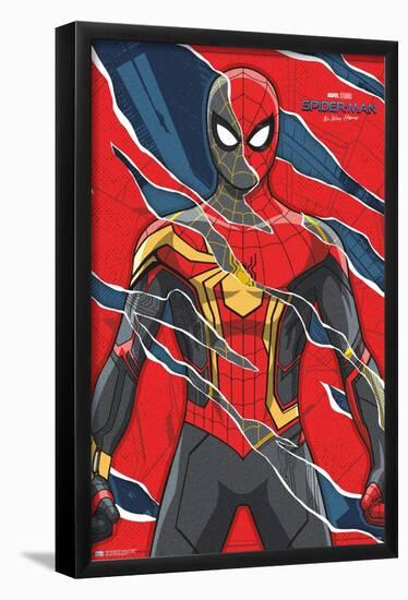 Marvel Spider-Man: No Way Home - Shredded-Trends International-Framed Poster