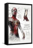 Marvel Spider-Man: No Way Home - Sketches-Trends International-Framed Stretched Canvas