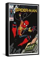 Marvel Spider-Man: No Way Home - Swinging Comic-Trends International-Framed Stretched Canvas