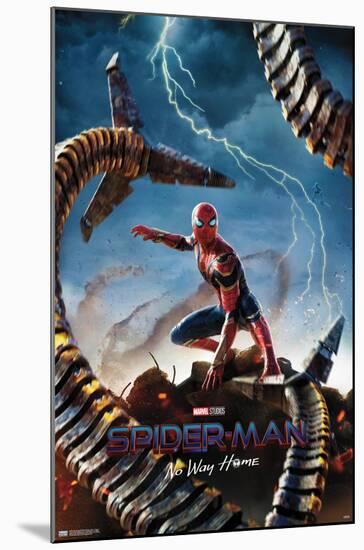 Marvel Spider-Man: No Way Home - Teaser-Trends International-Mounted Poster