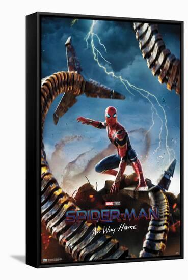 Marvel Spider-Man: No Way Home - Teaser-Trends International-Framed Stretched Canvas