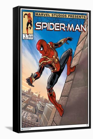 Marvel Spider-Man: No Way Home - Wall Comic-Trends International-Framed Stretched Canvas