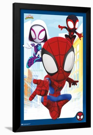 Marvel Spidey and His Amazing Friends - Group-Trends International-Framed Poster