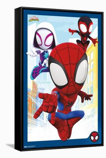 Marvel Spidey and His Amazing Friends - Group-Trends International-Framed Stretched Canvas