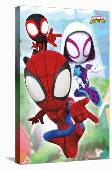 Marvel Spidey and His Amazing Friends - Webs-Trends International-Stretched Canvas