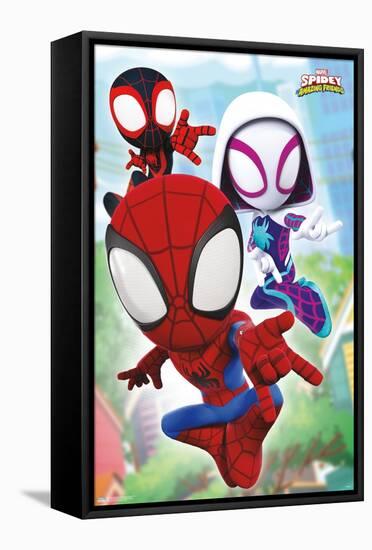 Marvel Spidey and His Amazing Friends - Webs-Trends International-Framed Stretched Canvas