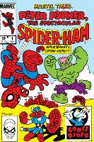 Marvel Tails: Spider-Ham No.1 Cover: Spider-Ham, Captain Americat and Hulkbunny Flying-Mark Armstrong-Lamina Framed Poster