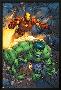 Marvel Team-Up No.4 Cover: Hulk and Iron Man-Scott Kolins-Lamina Framed Poster