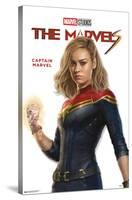 Marvel The Marvels - Captain Marvel Feature Series-Trends International-Stretched Canvas