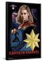 Marvel The Marvels - Captain Marvel-Trends International-Framed Poster