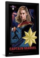 Marvel The Marvels - Captain Marvel-Trends International-Framed Poster