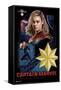 Marvel The Marvels - Captain Marvel-Trends International-Framed Stretched Canvas