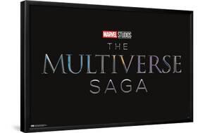 Marvel The Multiverse Saga - Logo-Trends International-Framed Poster