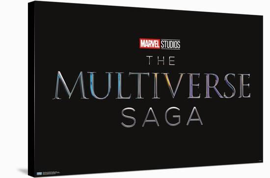 Marvel The Multiverse Saga - Logo-Trends International-Stretched Canvas