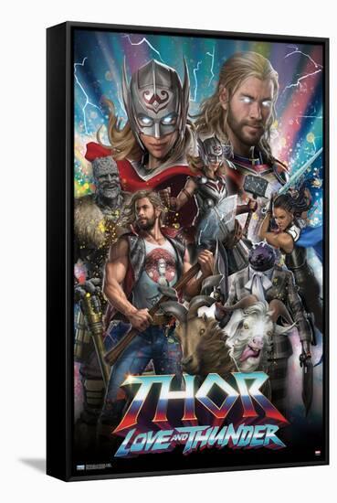 Marvel Thor: Love and Thunder - Amazing-Trends International-Framed Stretched Canvas