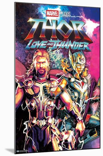 Marvel Thor: Love and Thunder - Duo-Trends International-Mounted Poster