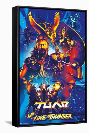 Marvel Thor: Love and Thunder - Group-Trends International-Framed Stretched Canvas