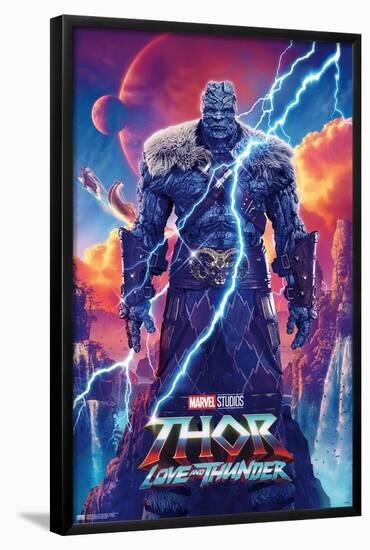 Marvel Thor: Love and Thunder - Korg One Sheet-Trends International-Framed Poster