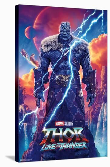 Marvel Thor: Love and Thunder - Korg One Sheet-Trends International-Stretched Canvas