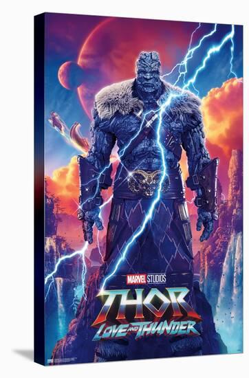 Marvel Thor: Love and Thunder - Korg One Sheet-Trends International-Stretched Canvas