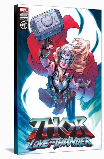 Marvel Thor: Love and Thunder - Mighty Thor Comic-Trends International-Stretched Canvas