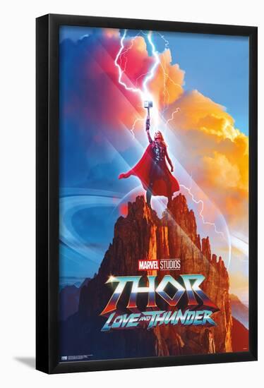 Marvel Thor: Love and Thunder - Mighty Thor One Sheet-Trends International-Framed Poster