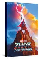 Marvel Thor: Love and Thunder - Mighty Thor One Sheet-Trends International-Stretched Canvas