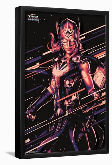 Marvel Thor: Love and Thunder - Mighty Thor-Trends International-Framed Poster