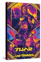 Marvel Thor: Love and Thunder - Neon-Trends International-Stretched Canvas
