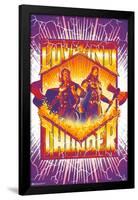 Marvel Thor: Love and Thunder - Purple Lightning-Trends International-Framed Poster