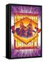 Marvel Thor: Love and Thunder - Purple Lightning-Trends International-Framed Stretched Canvas