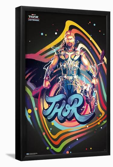 Marvel Thor: Love and Thunder - Squares-Trends International-Framed Poster