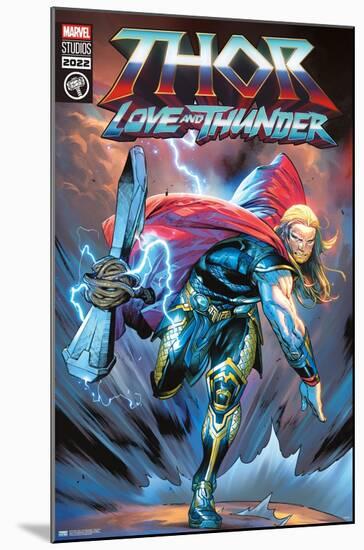 Marvel Thor: Love and Thunder - Thor Comic-Trends International-Mounted Poster