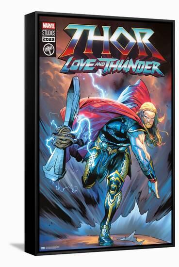 Marvel Thor: Love and Thunder - Thor Comic-Trends International-Framed Stretched Canvas
