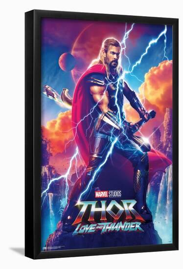 Marvel Thor: Love and Thunder - Thor Odinson One Sheet-Trends International-Framed Poster