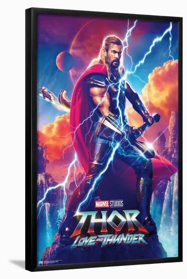 Marvel Thor: Love and Thunder - Thor Odinson One Sheet-Trends International-Framed Poster